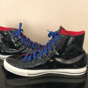 Patent leather converse NWOT